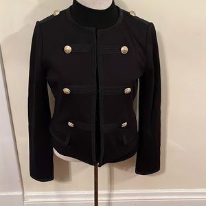 New Black Military Style Jacket from Express